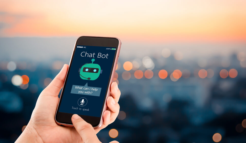 Chatbot-interfaceweergave