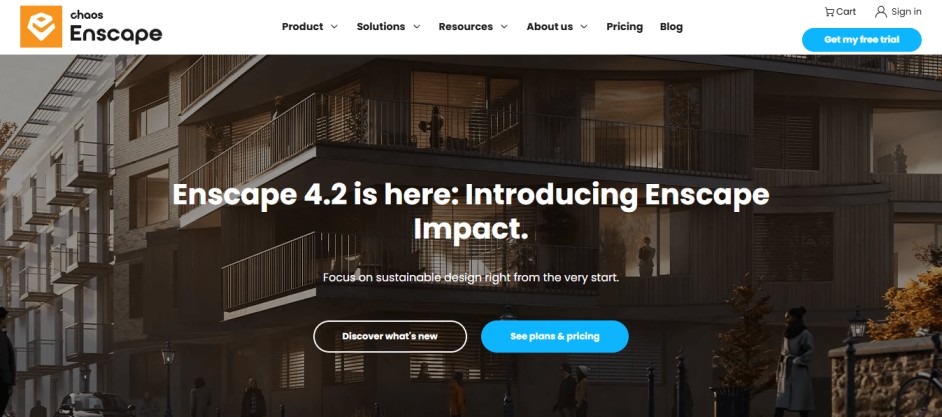 Enscape 3D richt zich op duurzaam ontwerp